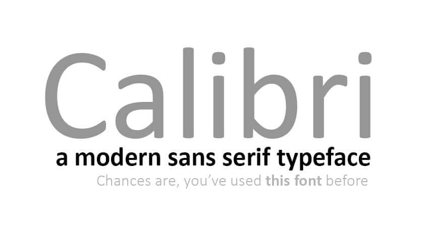 calibri