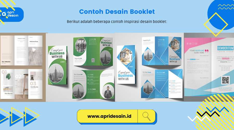 contoh desain booklet